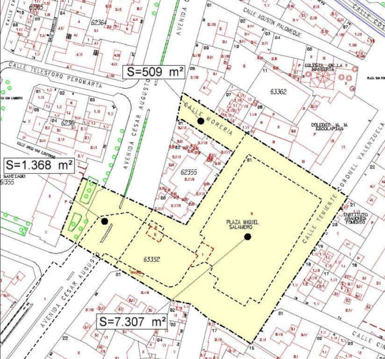 Urbanismo saca a licitación los pliegos para la redacción del proyecto de la plaza de Salamero cuyo diseño será peatonal, sostenible y eficiente